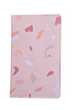 Glass Ladder & Co. Kristina Lubinski Pink Faux Leather Travel Passport Wallet